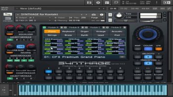 Júnior Porciúncula Synthage v1.3.3 Kontakt Library screenshot