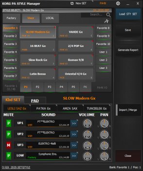 REQ: Korg Pa Manager V4.1 screenshot